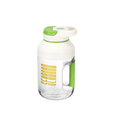 1.5L Portable Blender Juicer Bucket Charging Wireless Kitchen Gym From House Green 1500ML USB