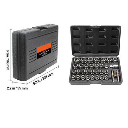 VEVOR Bolt Extractor Set 29-Piece Bolt And Nut Remover Set