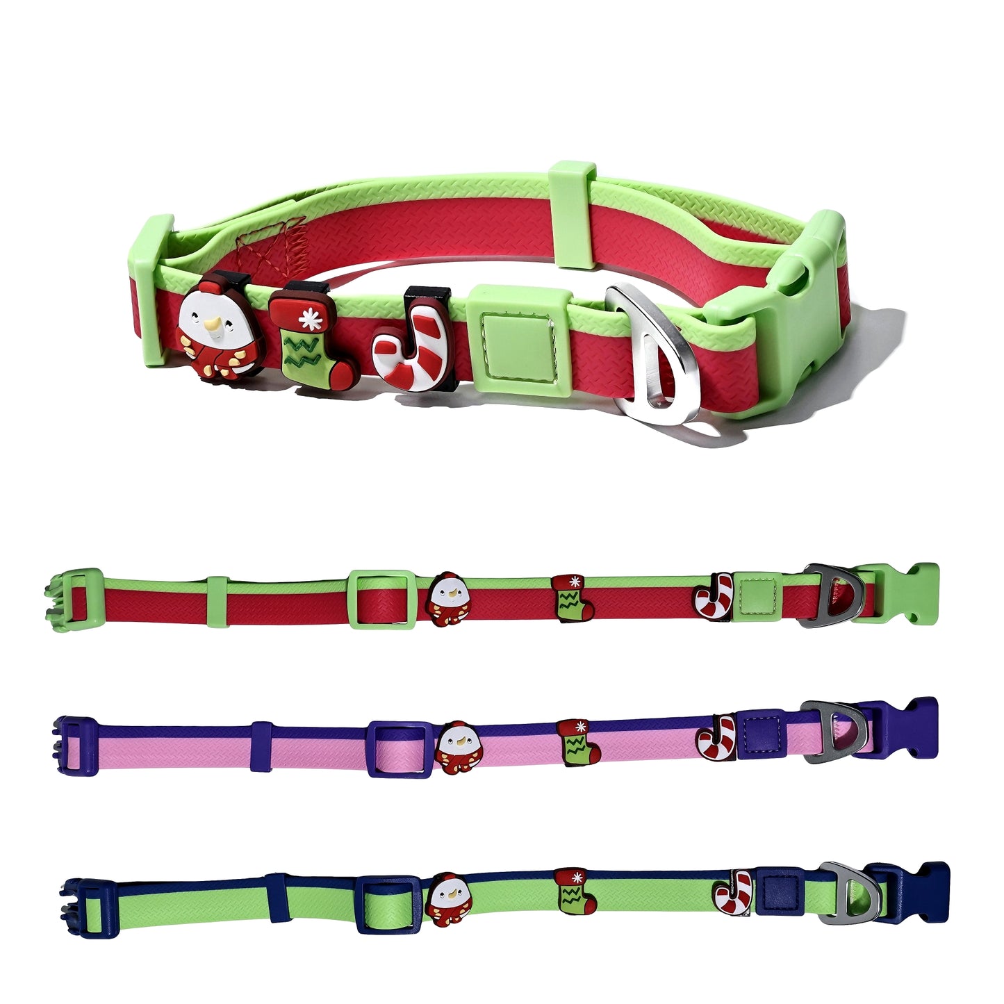 The New Dual-Color Embossed Pet Leash Set Pets dealsniper-net