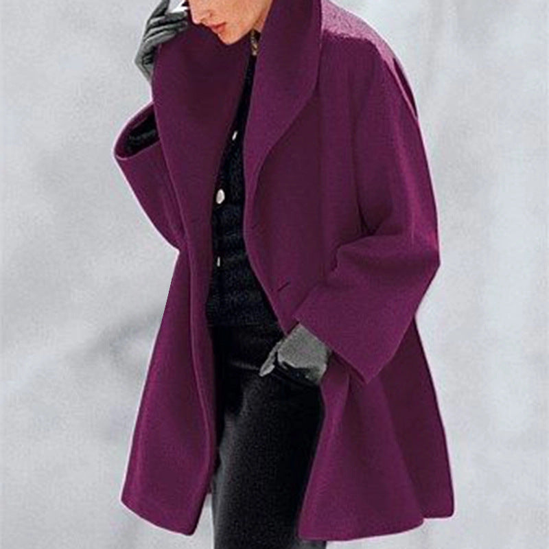 Women's Trendy Clothes Multi-color Round Neck Loose Sweater Women Gym From House Purple 4XL