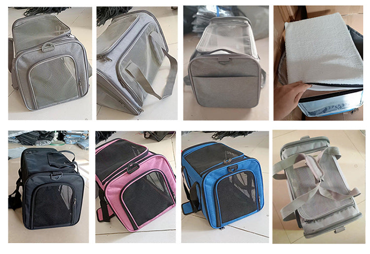 Portable And Breathable Small Dog And Cat Portable Pet Travel Bag Pets Gym From House