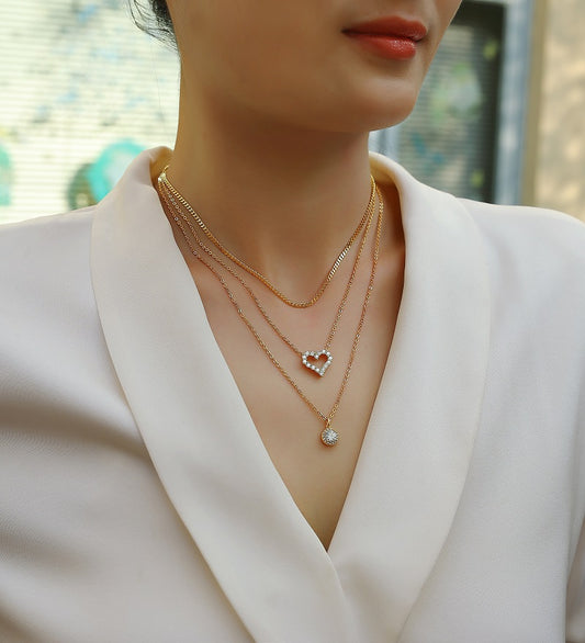 Fashion Minimalist Trend Jewelry Silver Pendant Necklace Jewelry Gym From House 0.5 carat