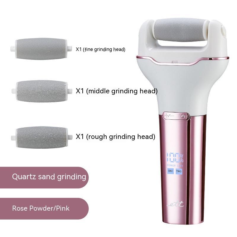 Electric Foot Grinder Digital Display Waterproof Electric Beauty Gym From House Rose Pink Suit USb