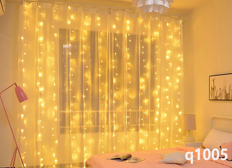 LED Curtain Garland On The Window USB String Lights Holidays DealSniper.net