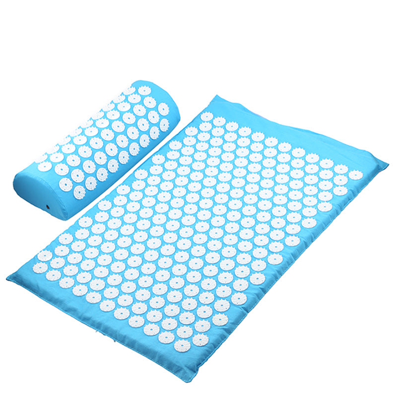 Fitness Yoga Acupuncture Mat Acupuncture Pillow Storage Bag Sports Gym From House Sky Blue 2PCS