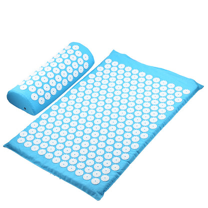 Fitness Yoga Acupuncture Mat Acupuncture Pillow Storage Bag Sports Gym From House Sky Blue 2PCS