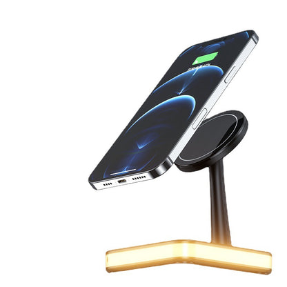 4 In 1 Magnetic Wireless Charger Stand Fast Charging Dock Station Gadgets dealsniper-net