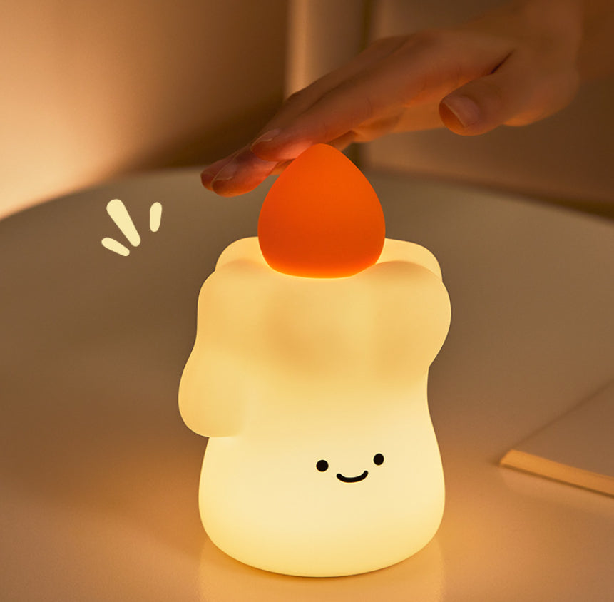 Creative Candle Light LED Sleep With Night Light Home Decor Gym From House
