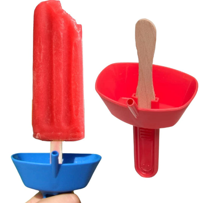 Popsicle Protectors With Straw Ice Guard Ice Cream Holder