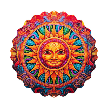 3D Rotating Wind Spinner Colorful Rotating Wind Chime House DealSniper.net FL403264 25cm
