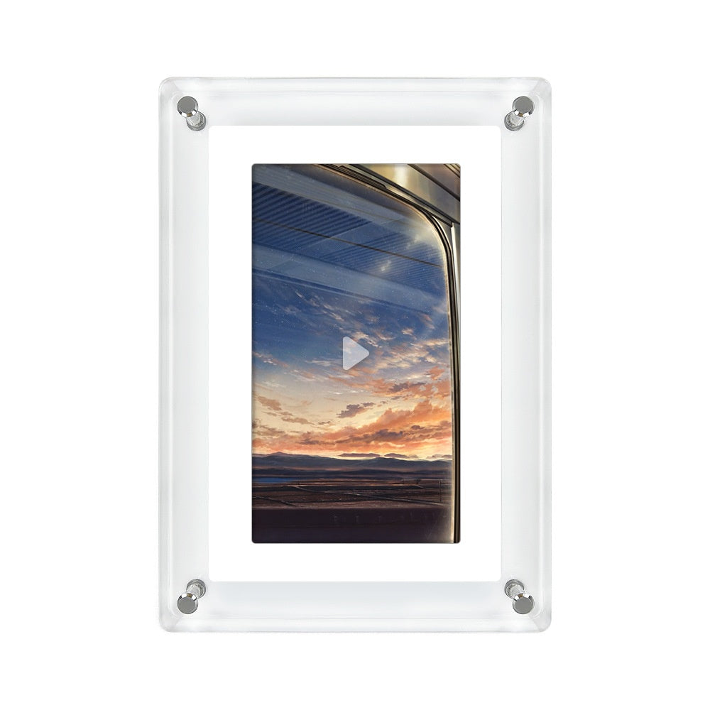5-inch Transparent Fashion Digital Electronic Photo Album Home Decor Gym From House