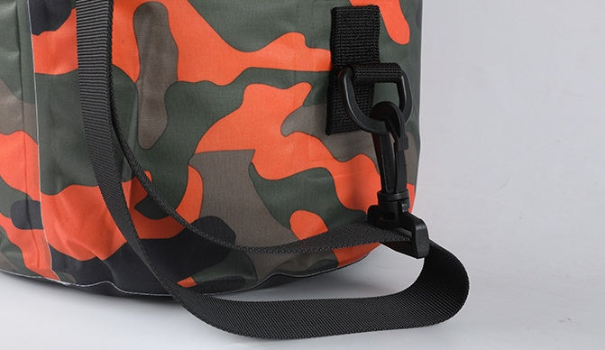 Outdoor Waterproof Bag Camouflage Polyester Double Shoulder Outdoor Gym From House