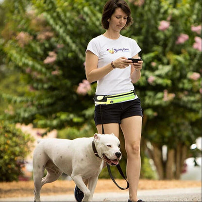 Hands Free Dog Leash Pet Walking And Training Belt Pets Gym From House