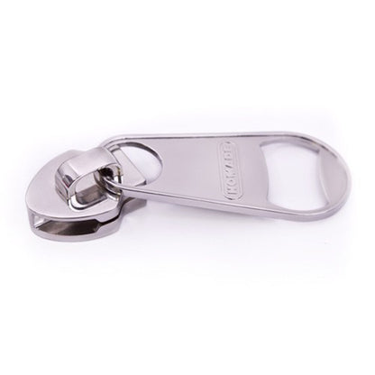 Bottle Opener Zipper Shape Shiny Unique Zinc Alloy Bottle Kitchen dealsniper-net