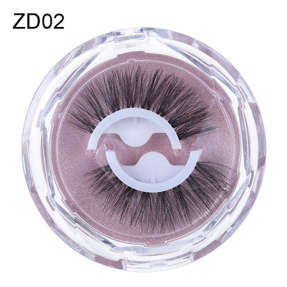 Self-adhesive Reusable Glue-free Eye Lashes With Natural Curl Women dealsniper-net ZD02