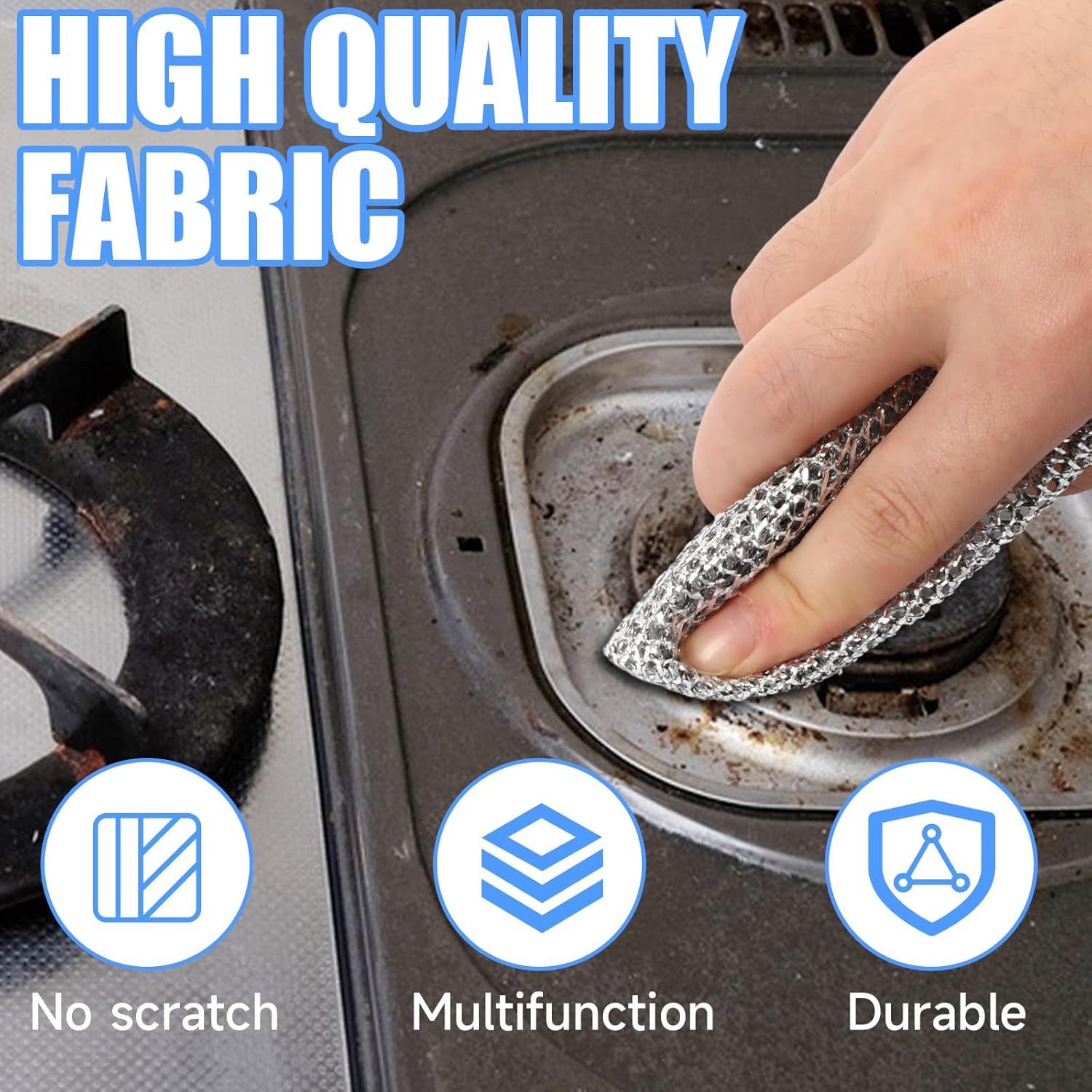 30PCS Multipurpose Wire Dishwashing Rags Kitchen DealSniper.net