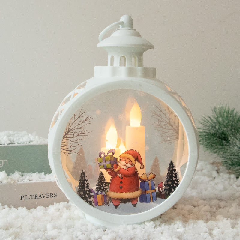 Christmas Decorations Retro Night Light Luminous Gift Holidays DealSniper.net Santa Claus White Large