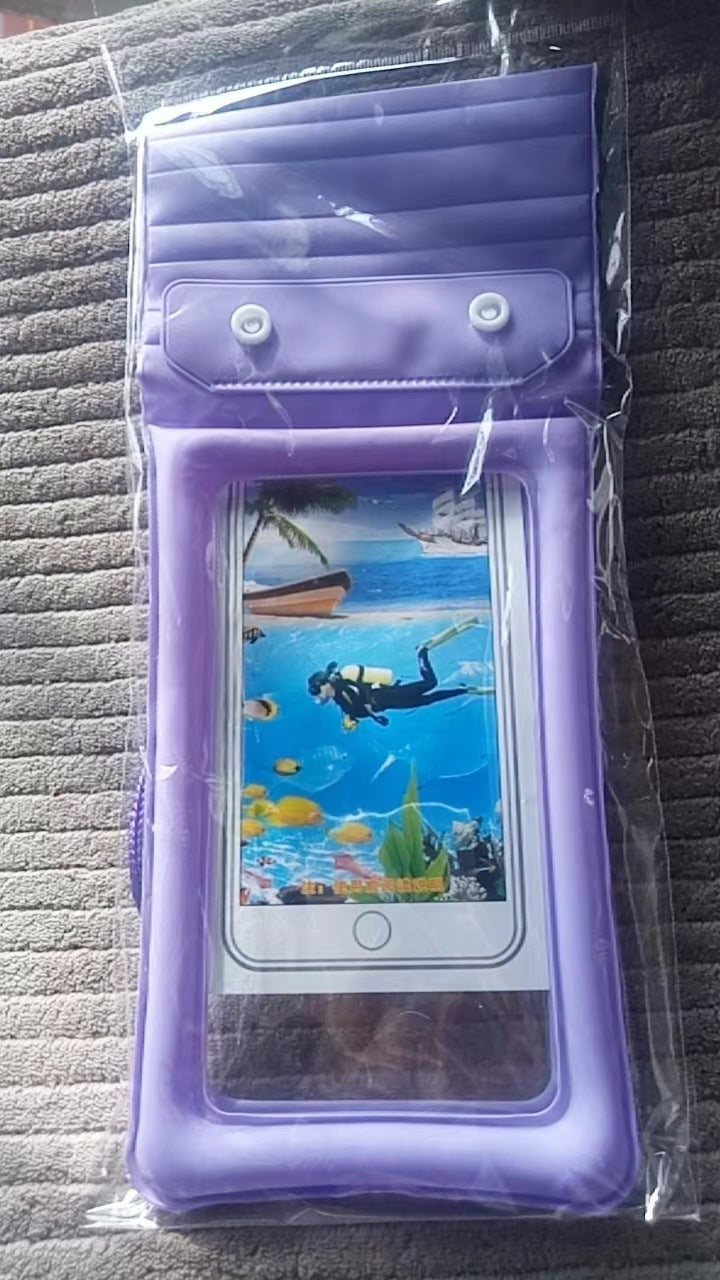 Inflatable Floating Touch Screen Mobile Phone Electronics DealSniper.net Purple Free Size