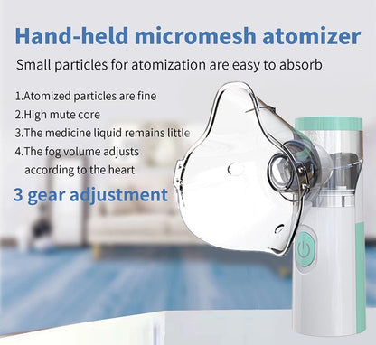 Children's Micro-mesh Ultrasonic Handheld Atomizer Health DealSniper.net