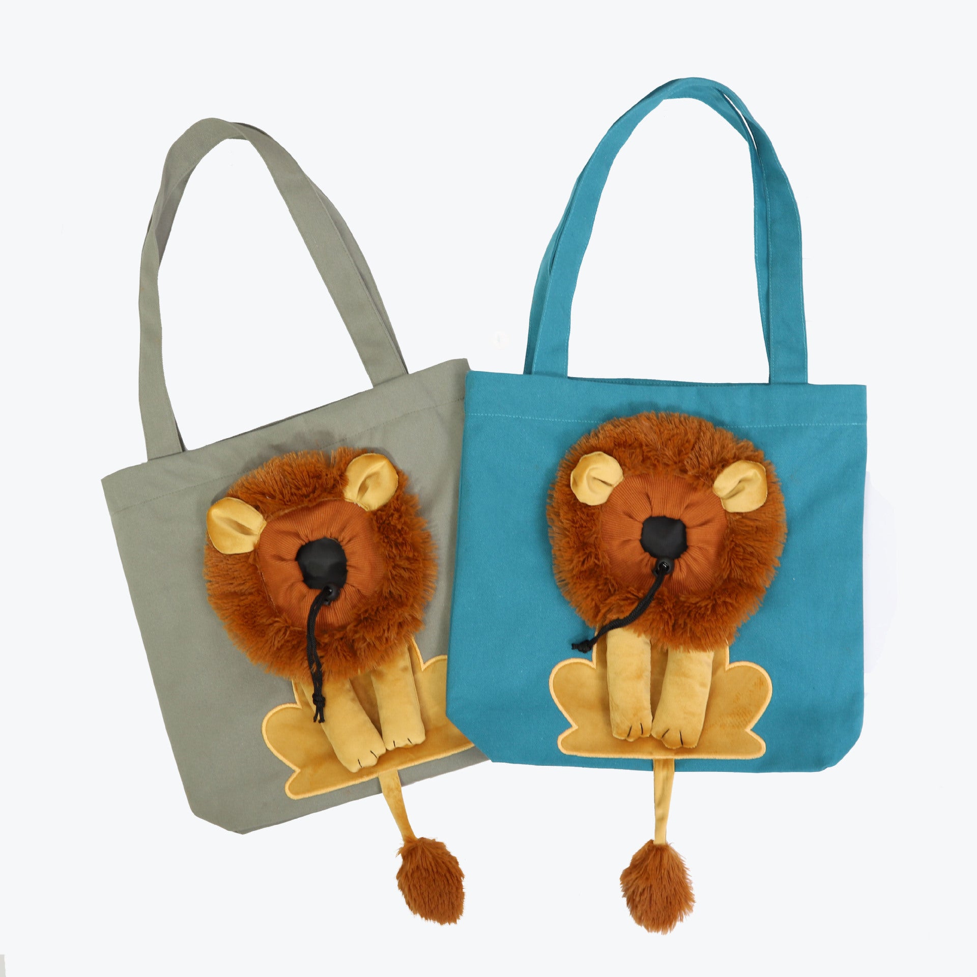 Soft Pet Carriers Lion Design Portable Breathable Bag Pets Gym From House