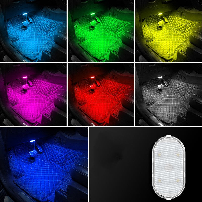 Car Lighting Reading Light Touch Sensing Usb Rechargeable Light Vehicle DealSniper.net