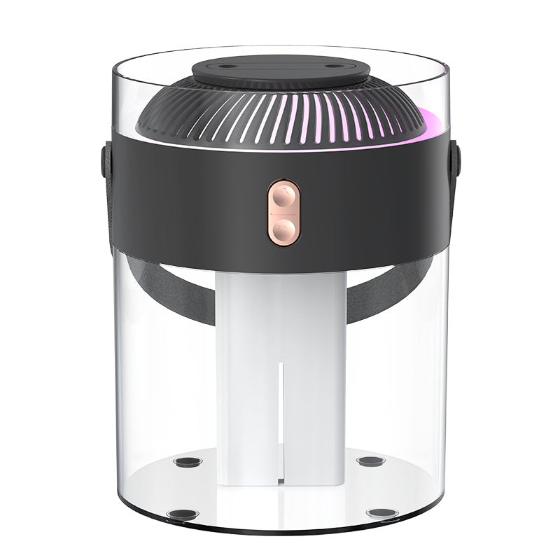 Large Capacity Double Spray Humidifier 26L Ambience Light House DealSniper.net Dark Gray