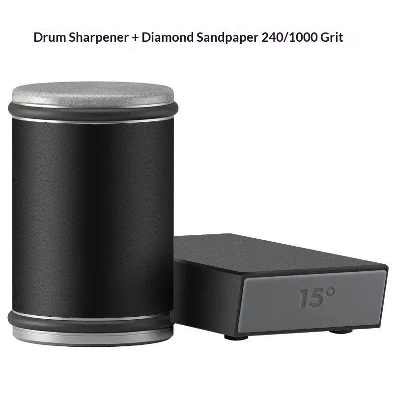 Rolling Knife Sharpener Double Sided Diamond Sharpening Stone Kitchen DealSniper.net
