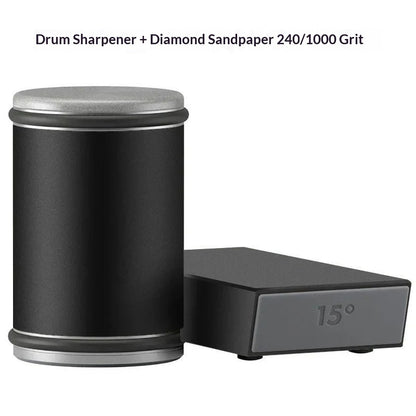 Rolling Knife Sharpener Double Sided Diamond Sharpening Stone Kitchen DealSniper.net