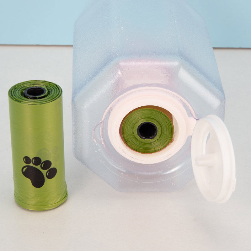 Portable Cat Dog Water Bottle Food Feeder Drinker