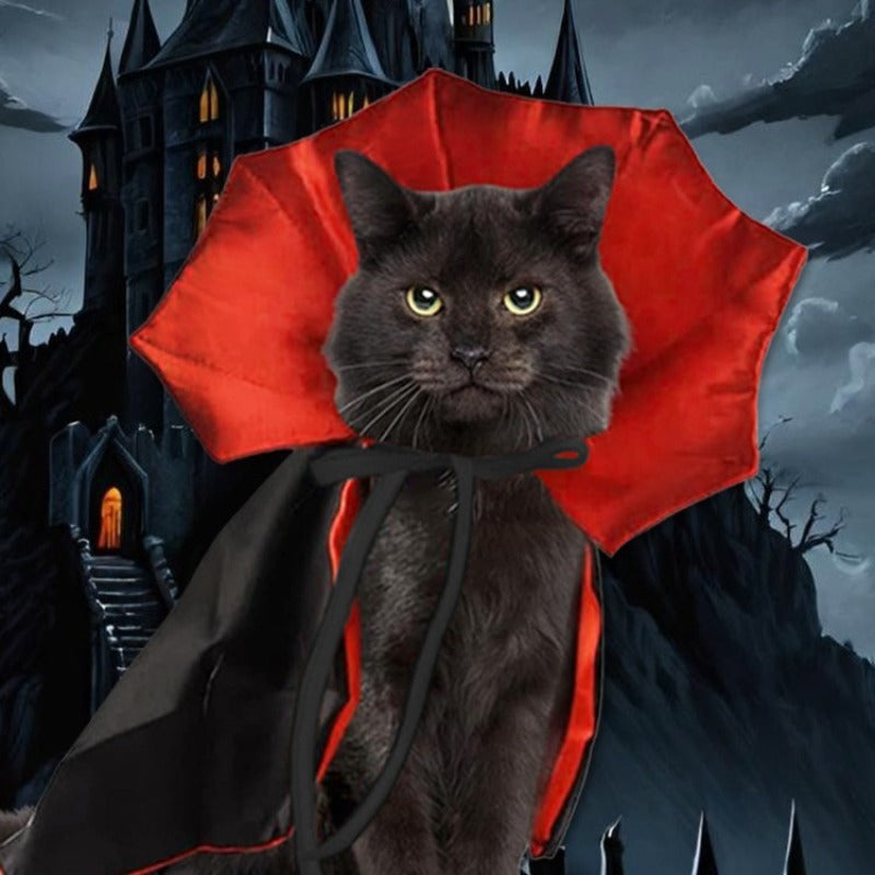 Cute Halloween Pet Costumes Cosplay Vampire Cloak Pets Gym From House