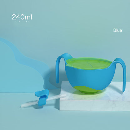 Straw Bowl Baby Side Food Snack Soup Kids DealSniper.net Blue Chuck