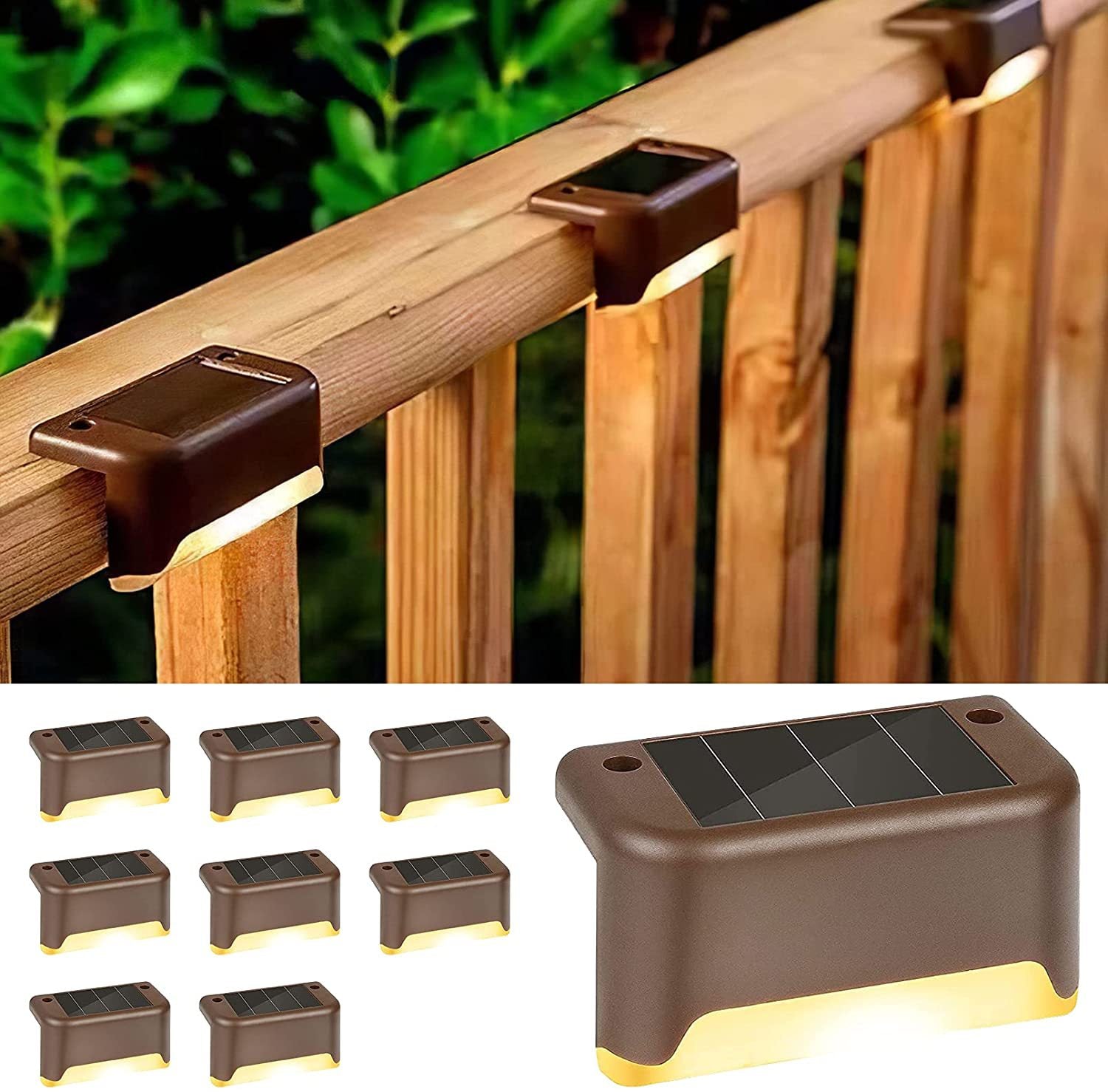 Solar Step Light Outdoor Garden Light Night Light LED Guide Light Garden dealsniper-net
