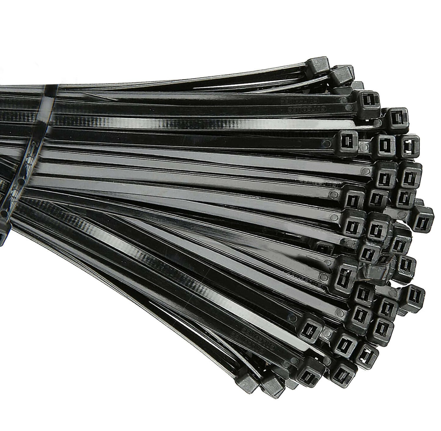 100 Cable Zip Ties 12 Inch Long Cable Ties Super Strong Nylon Cord Wrap Black Vehicle dealsniper-net