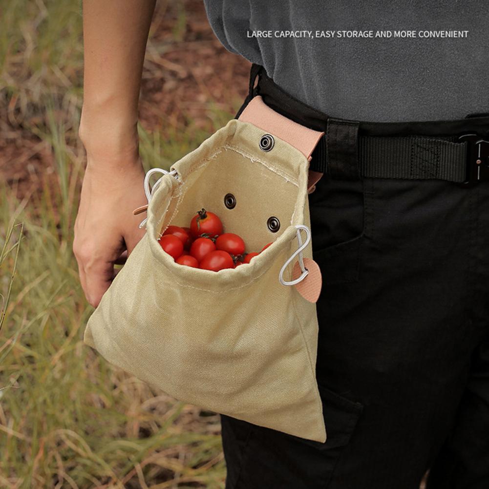 Outdoor Picking Multifunctional Bag, Hanging Waist Kit, Waist Strap Bag Outdoor dealsniper-net Khaki
