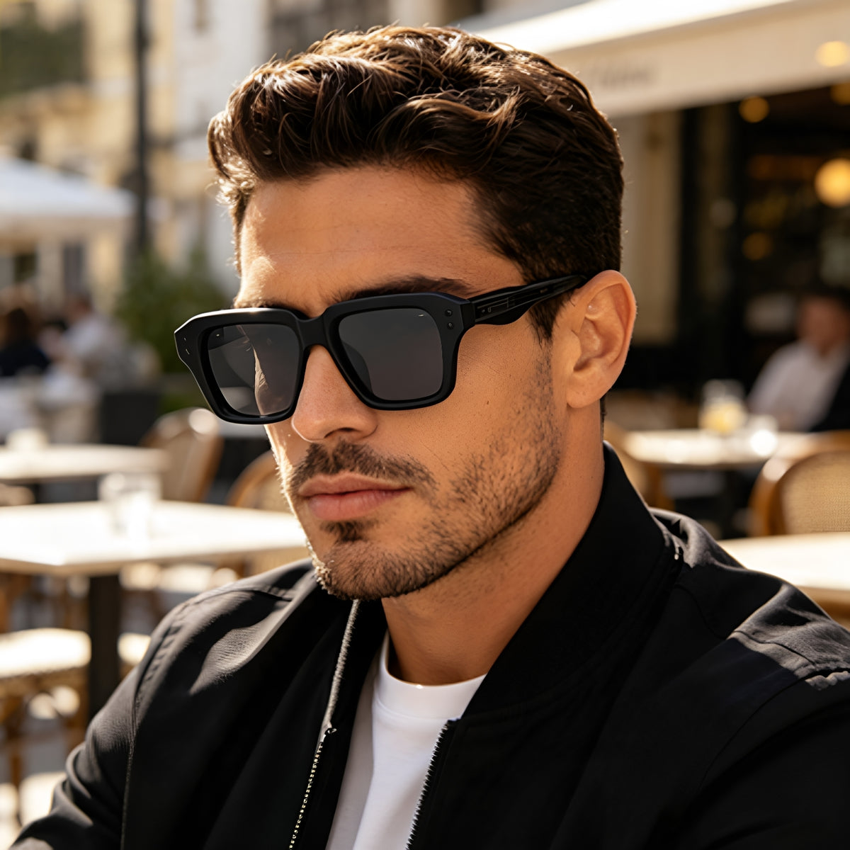 Fashion Square Frame Sunglasses For Men Stylish Sunglasses Women Gym From House