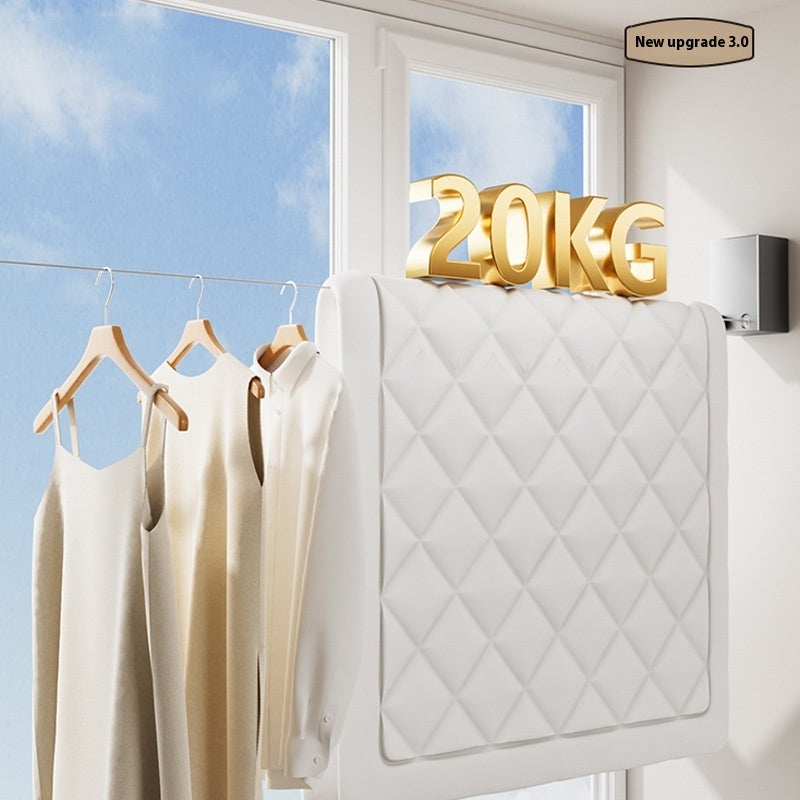Invisible Clothesline Punch-free Balcony Wall-mounted House DealSniper.net