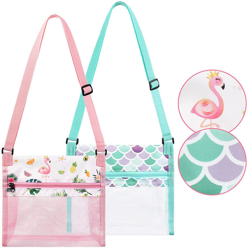 Children Summer Beach Toy Net Storage Bag Kid 3D Cartoon Women dealsniper-net