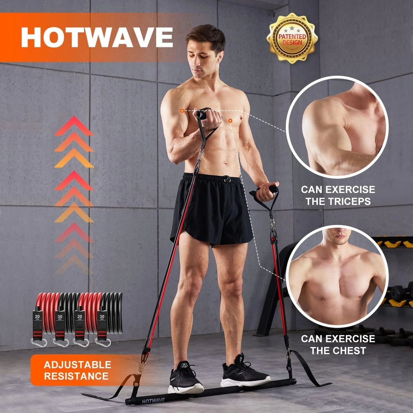 Pilates Bar Kit With Resistance Bands. Fitness Bar With Ab Roller For Abs Workout. Squat Machine.Core Strength Training Equipment.Portable Home Gym For Men And Women Sports DealSniper.net