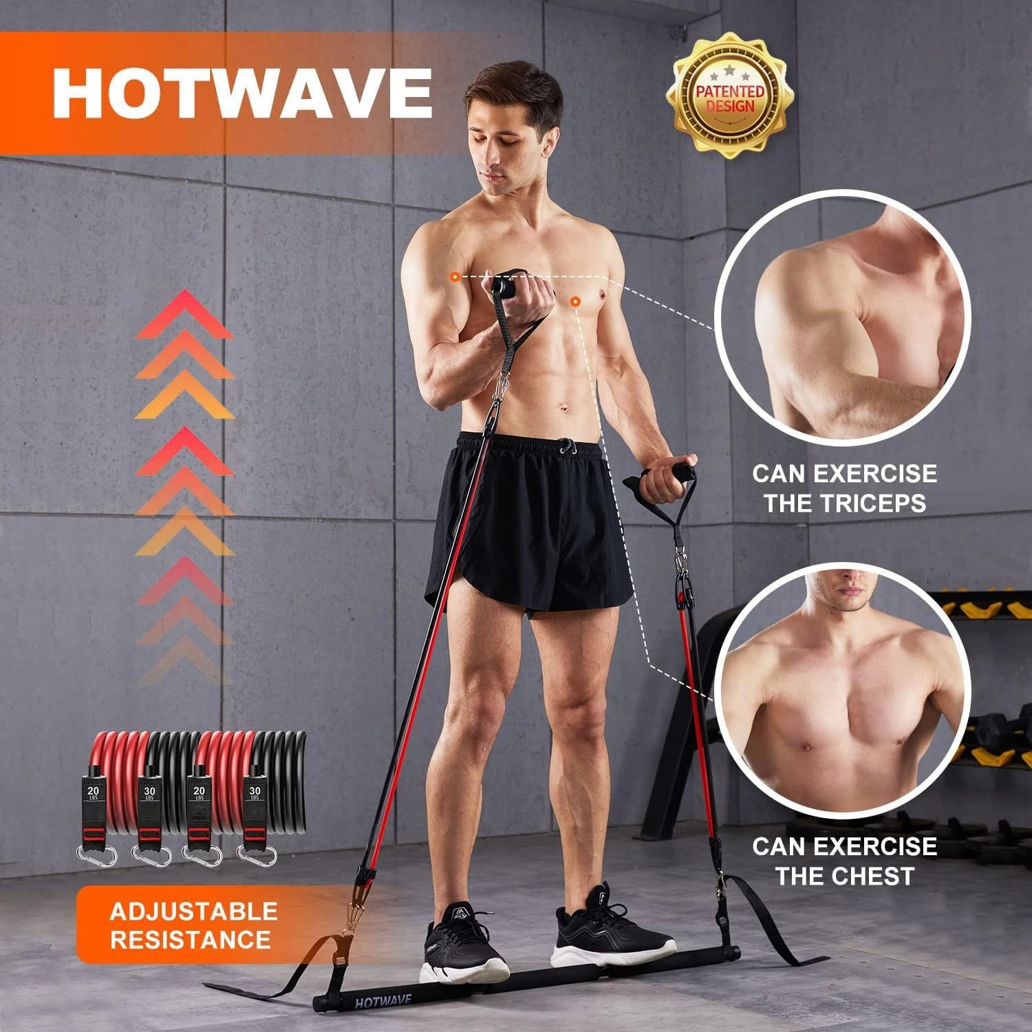 Pilates Bar Kit With Resistance Bands. Fitness Bar With Ab Roller For Abs Workout. Squat Machine.Core Strength Training Equipment.Portable Home Gym For Men And Women Sports DealSniper.net