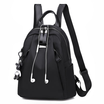 Ins Fashion Backpack Women Solid School Bag