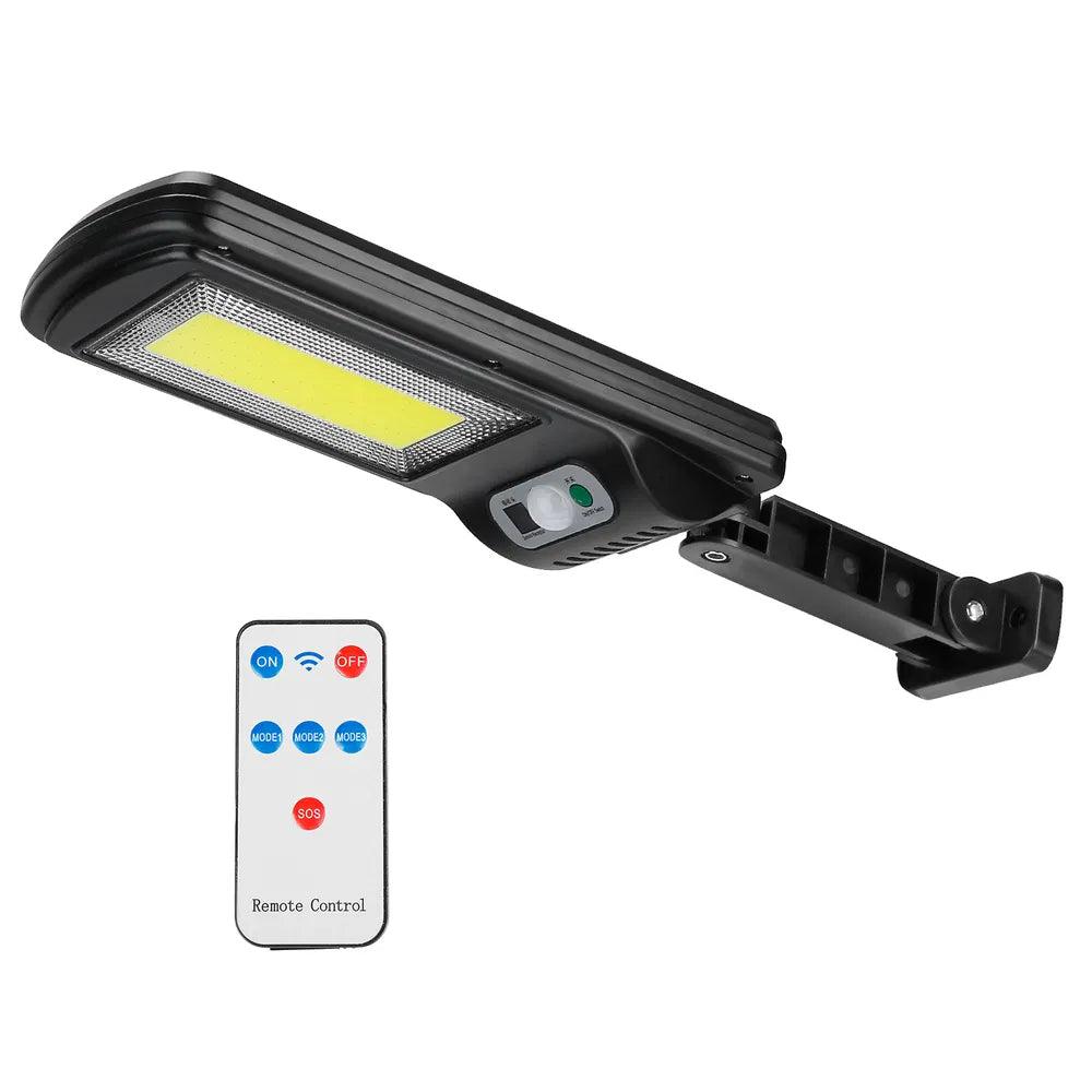Solar Powered Wall Lights Outdoor 100LED Beads Motion Sensor Lamp Outdoor Gym From House 200W
