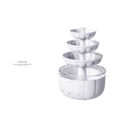 Fountain Water Drop Humidifier Home Office Aroma Diffuser House Gym From House