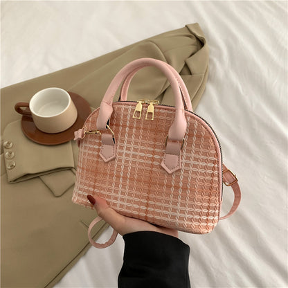 Fashionable Simple New Western Style Shoulder Messenger Bag Women Gym From House Pink
