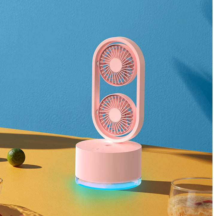 Creative Spray Fan Home Office Desk Top Moisturizing Home Decor dealsniper-net