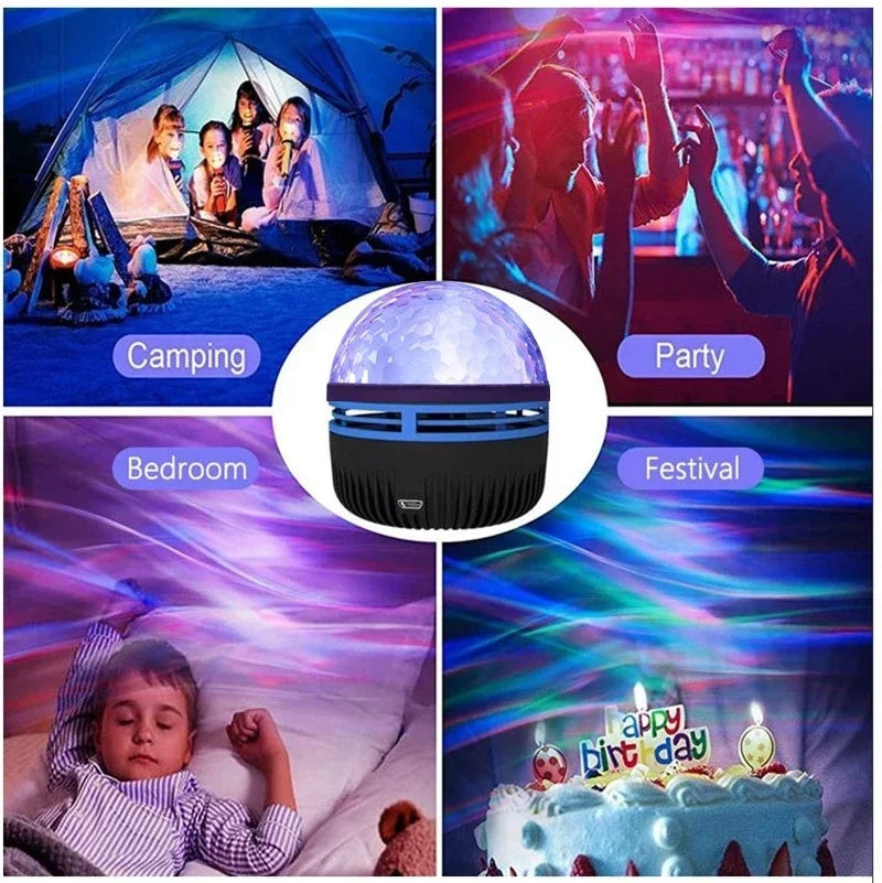 LED Star Galaxy Projector Lamp Spotlight Colorful Light House DealSniper.net