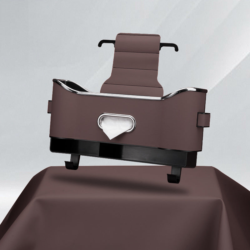 Car-used Storage Box Seat Back Tissue Box Vehicle Gym From House Caramel Mocha 34cmx17cmx8cm