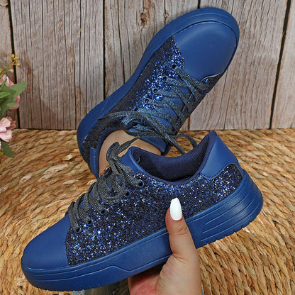 Glitter Sequin Design Flats Shoes Women Trendy Casual Women Gym From House