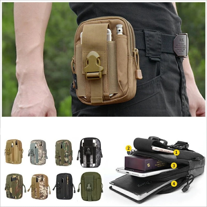 Outdoor Sports Molle Tactical Pocket Male 5.5 6 Inch Waterproof Mobile Phone Bag Outdoor dealsniper-net