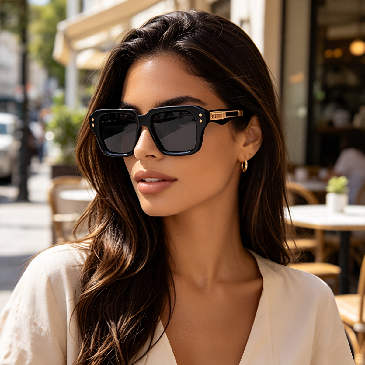 Fashion Square Frame Sunglasses For Men Stylish Sunglasses Women Gym From House