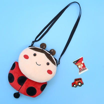 Cute Cartoon Children's Crossbody Bag Kids DealSniper.net Ladybug
